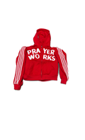 Red Stripes Zip Up